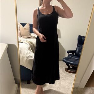 Part Two black linen maxi dress
